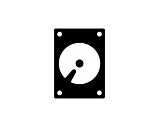 Hard disc icon Royalty Free Vector Image - VectorStock