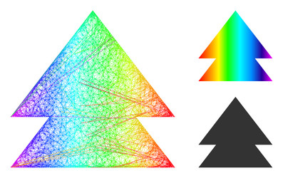 rainbow net gradient move up icon vector image