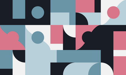 Horizontal abstract pattern design vector