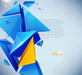 Dynamic Iceberg Blocks Background vector image