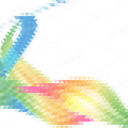 multi colored abstract polygonal background vector