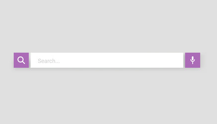 browser search bar web page internet vector image