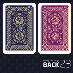 Card back abstract pattern background underside vector