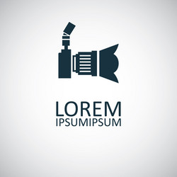 Dslr icon for web and ui on white background vector