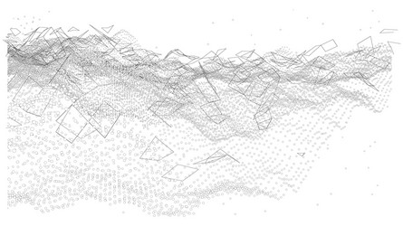 background consisting dots and lines vector image