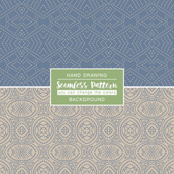 grey backgrounds with seamless patterns vector