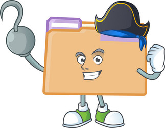 pirate folder for saving a file document vector image