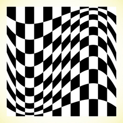checkered pattern chess board checker vector image