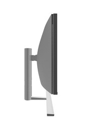 polygonal of modern thin frame display computer vector image