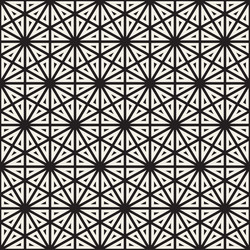 seamless pattern repeating geometric elements vector image