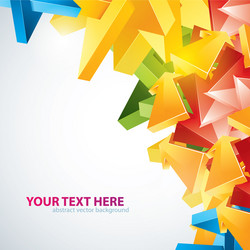 Colorful Abstract Fragment Background vector image