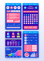 interface ui design vector image