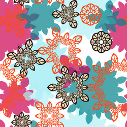 mandala ornament seamless pattern Vector Image