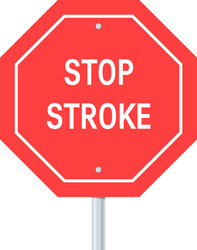 World stroke day concept Royalty Free Vector Image