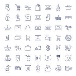 49 buy icons vector