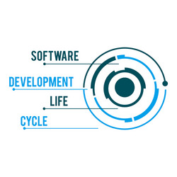 software development life cycle vector image