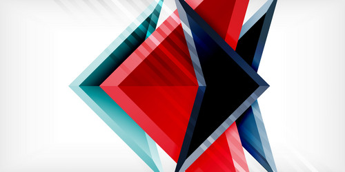 arrows with 3d effect abstract background vector image