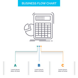 calculator calculation math progress graph vector image