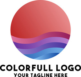 coorporate logo design modern vector