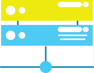 database technology system information service vector image