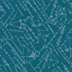 Math Elements Seamless Pattern vector image