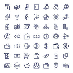 currency icons vector