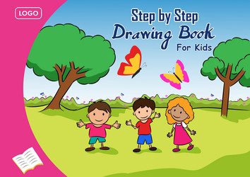 drawing book front page design