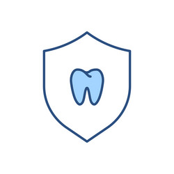 teeth protection icon vector