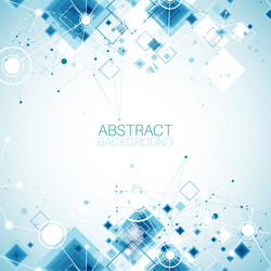 template for science and technology presentation vector image