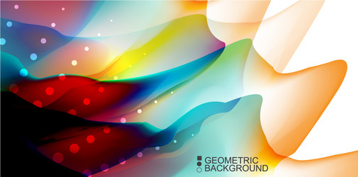 geometric colorful abstract background vector image