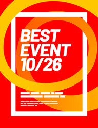 layout design template with abstract dynamic vector image