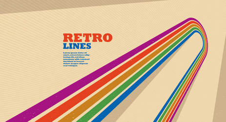 linear abstract background in all colors vector image