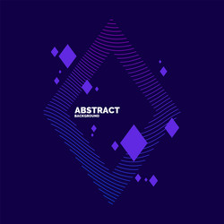 Modern abstract element with dynamic waves vector