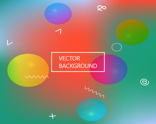 Smooth gradient mesh background vector