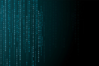 abstract technology background binary data vector image