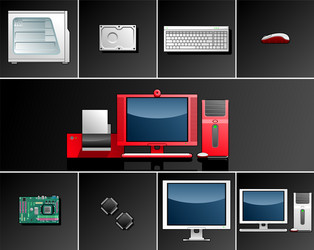 Computer Side Vector Images (over 4,500)