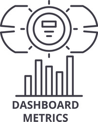 Dashboard Metrics Icon Set vector