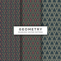 Abstract geometric seamless pattern vector