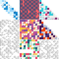 Abstract squares suitable as a background design vector