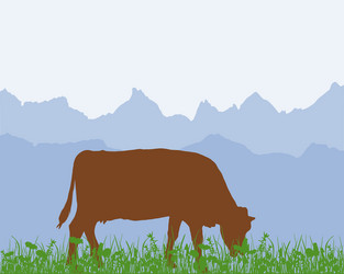 Cow Alpine Farm Vector Images (over 120)