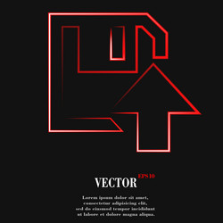 floppy disk upload flat modern web button vector image