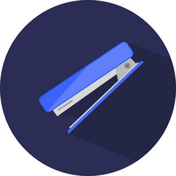 Blue steplar on a white background Royalty Free Vector Image