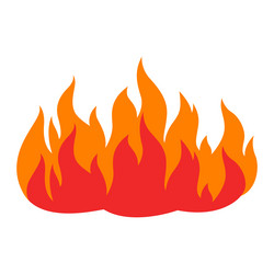 stylized of fire image for design vector