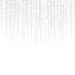 Abstract technology background binary data vector