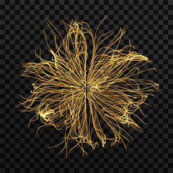 array with dynamic particles 3d futuristic vector image