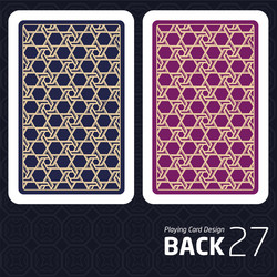 card back abstract pattern background underside vector image