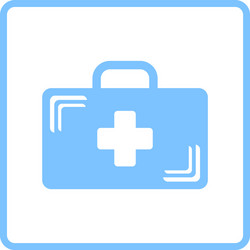 medical case icon vector