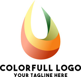 coorporate logo design modern vector