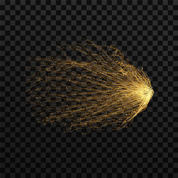 Dynamic Particle Grid - Futuristic Tech vector