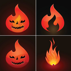 Fire Royalty Free Vector Image - VectorStock